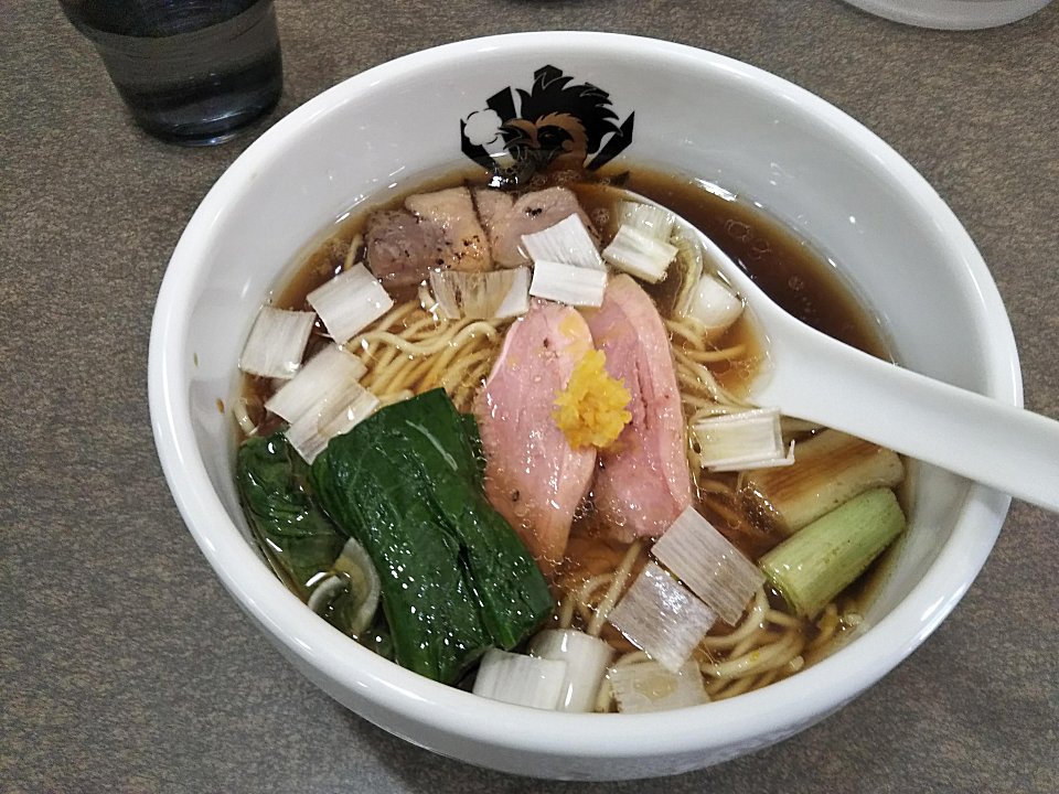 鴨中華そば(醤油)(\870)